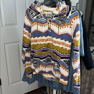 Billabong Adventure Division Multicolor Aztec Hoodie